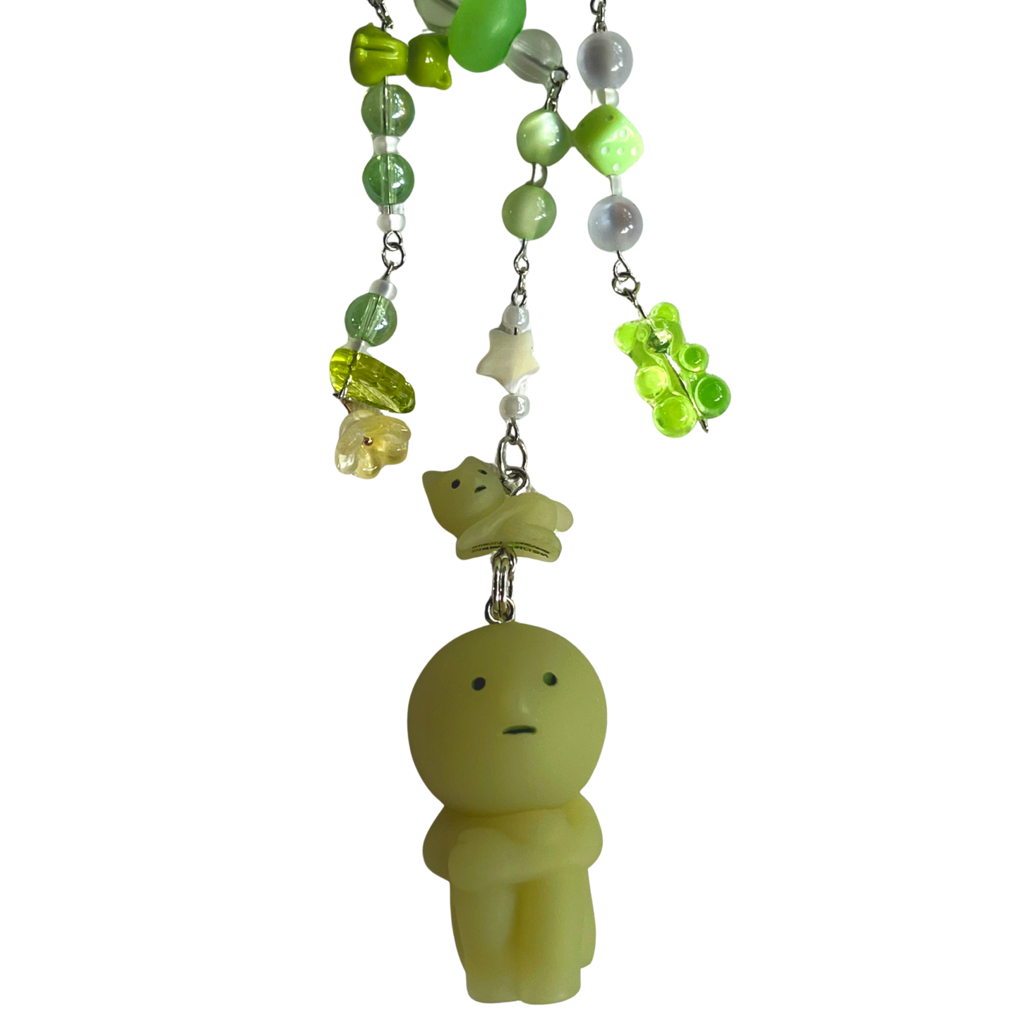 Smiski + Kitty Keychain