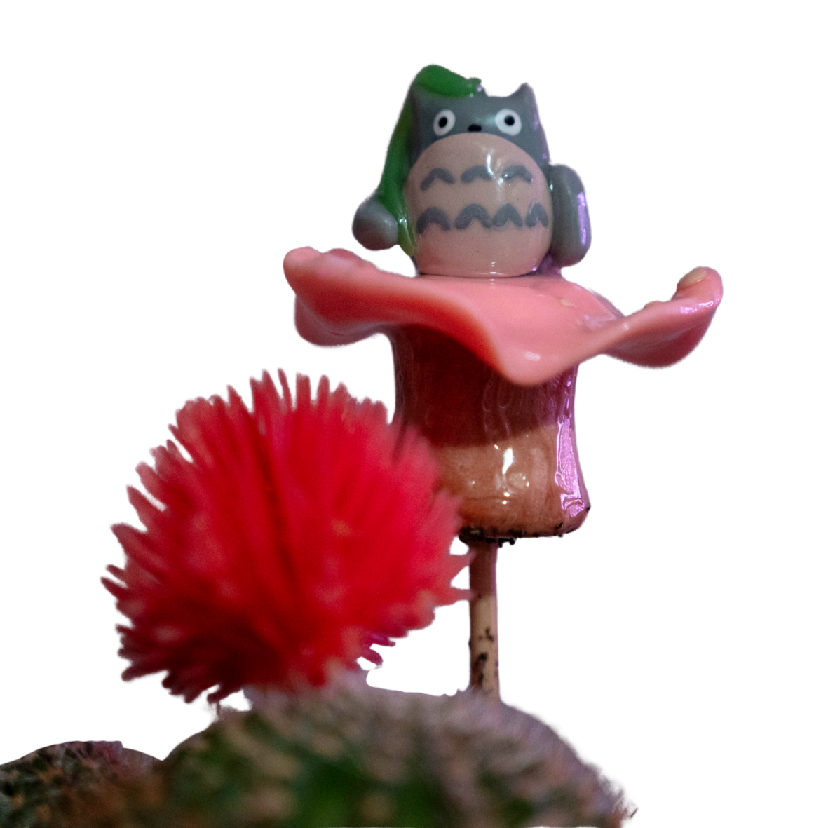 Totoro Mushroom - Plant Stake
