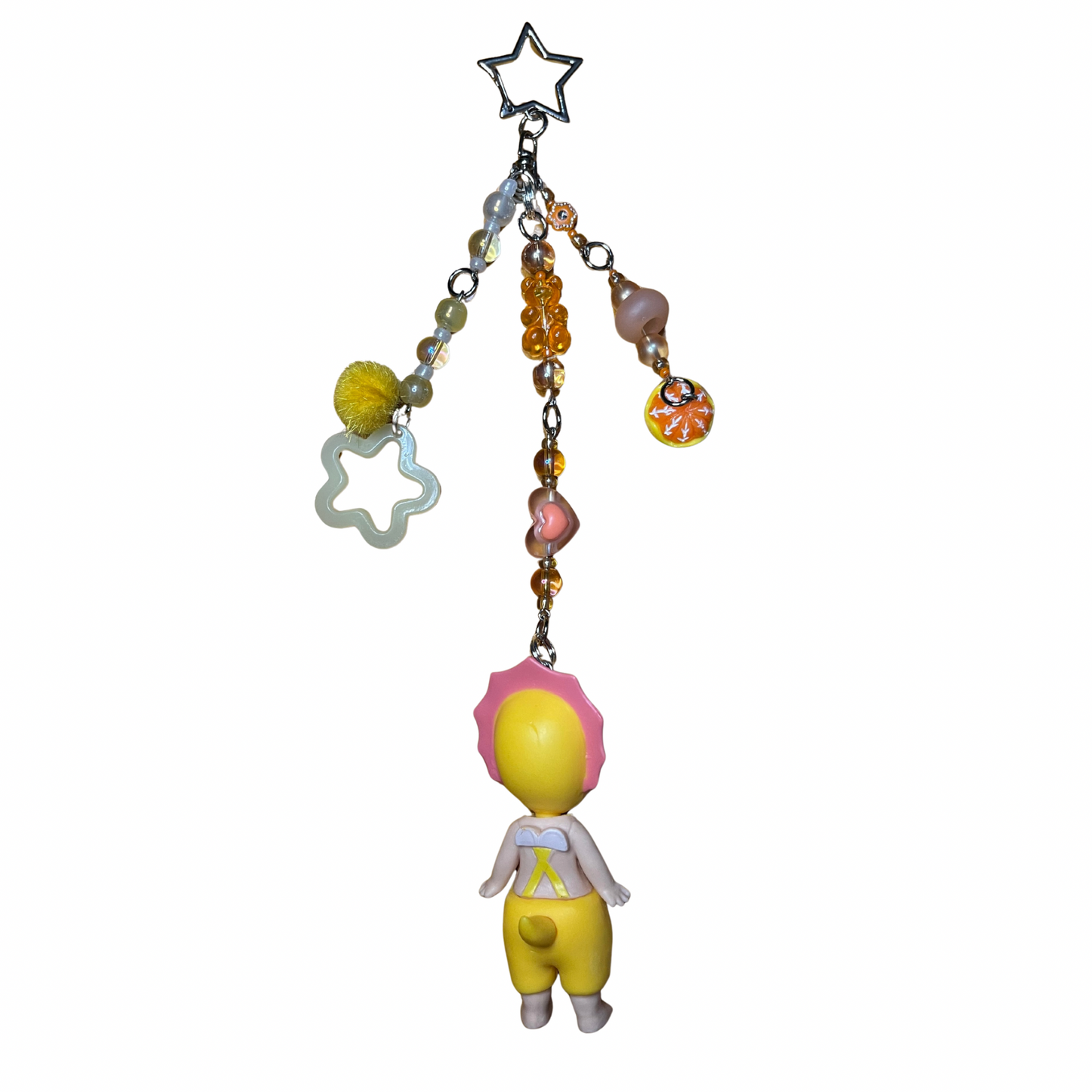 Dino Sonny Keychain - Orange