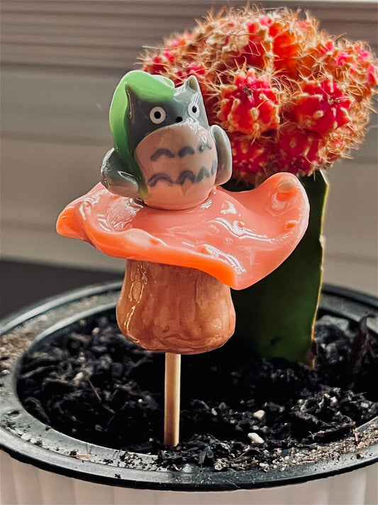 Totoro Mushroom - Plant Stake