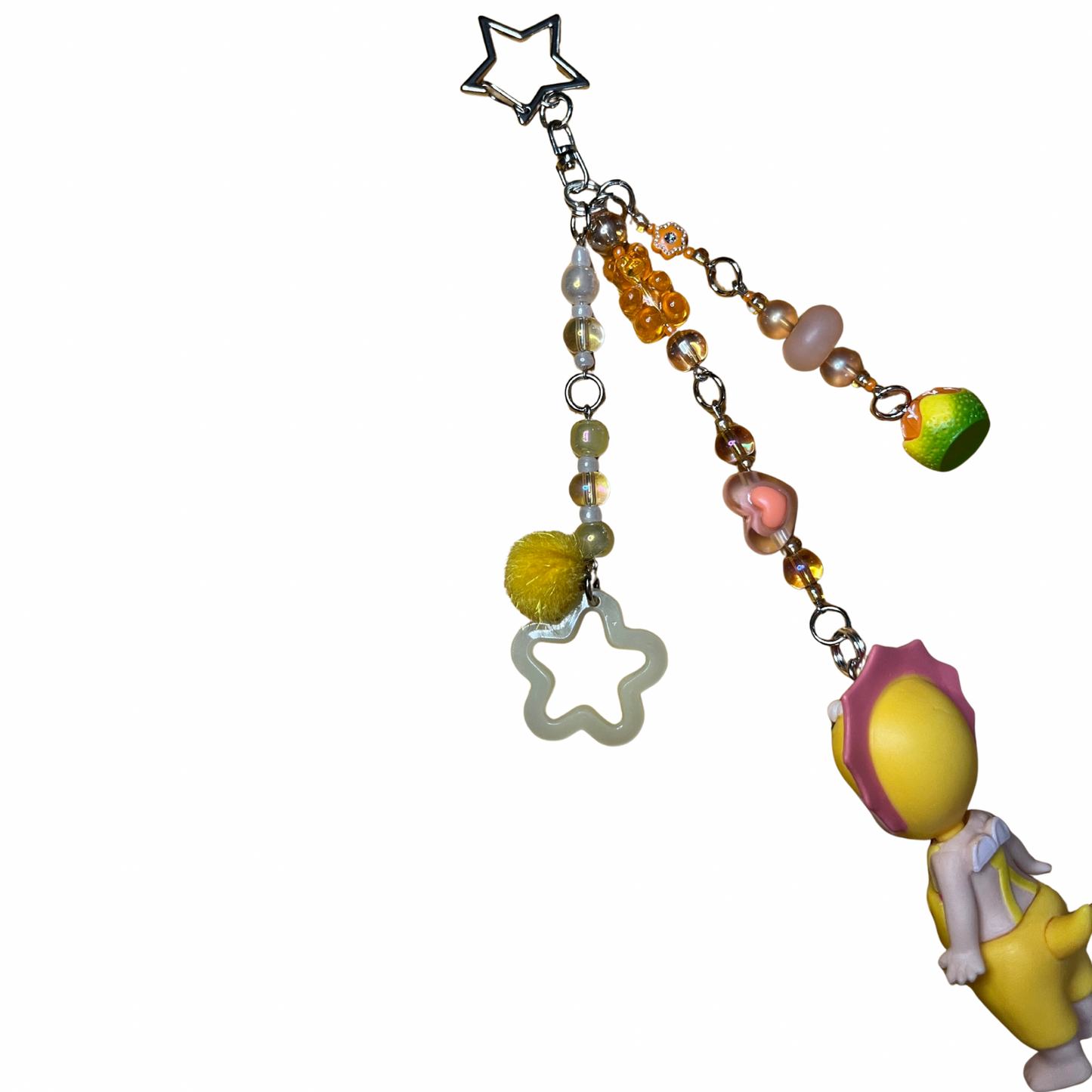Dino Sonny Keychain - Orange