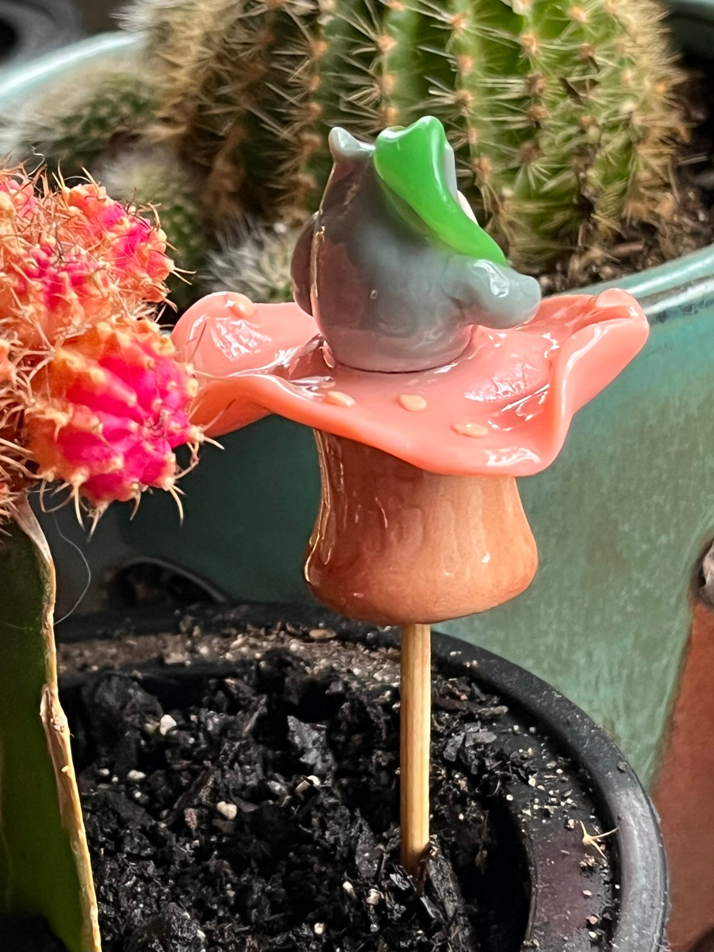 Totoro Mushroom - Plant Stake