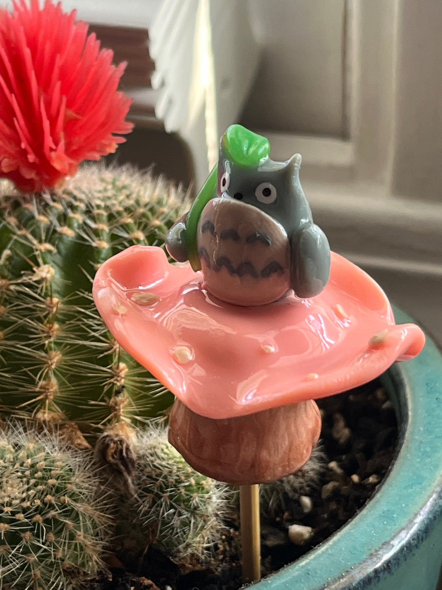 Totoro Mushroom - Plant Stake