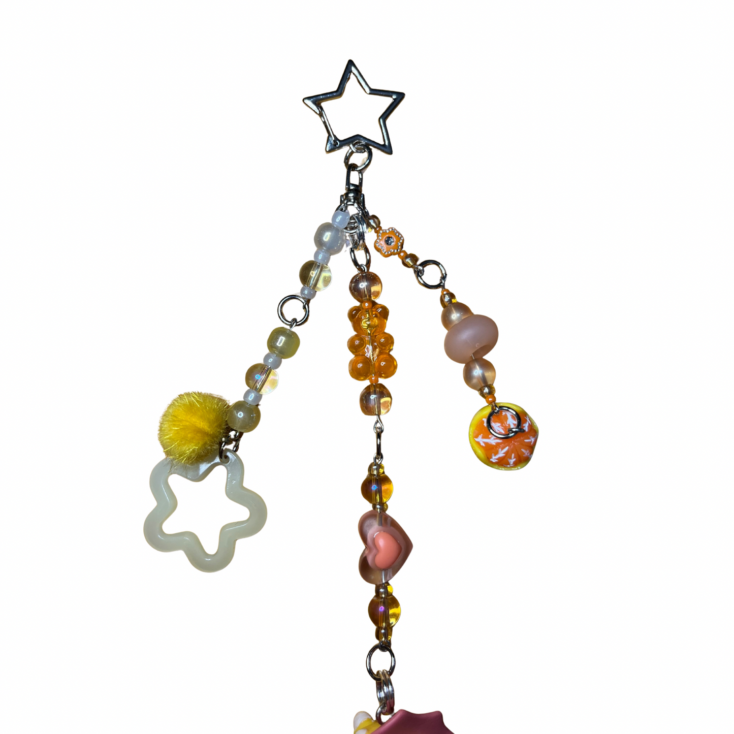 Dino Sonny Keychain - Orange