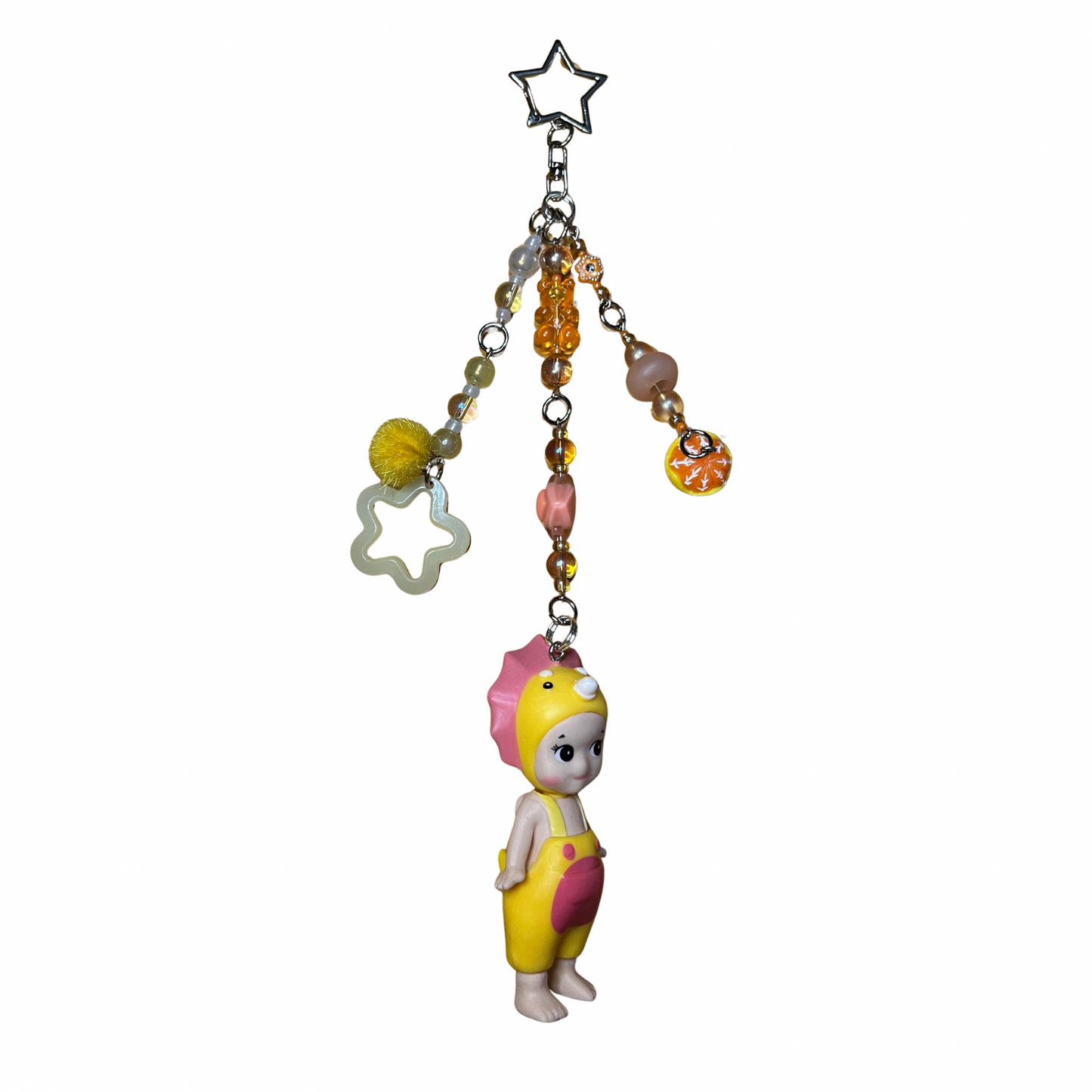 Dino Sonny Keychain - Orange