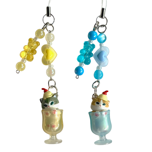 Mofusand Sodas - Phone Charm Pair (2)