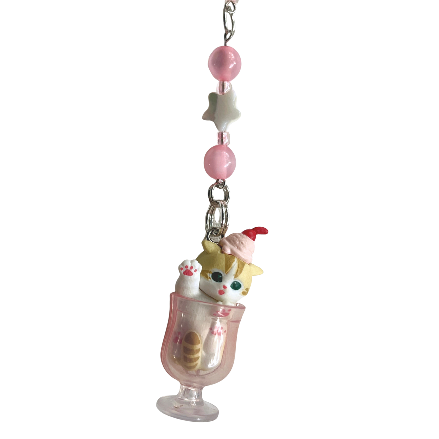 Mofusand Soda Keychain - Pink
