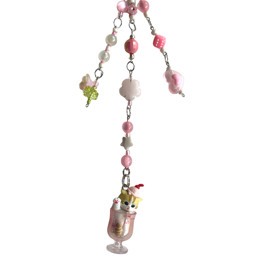 Mofusand Soda Keychain - Pink