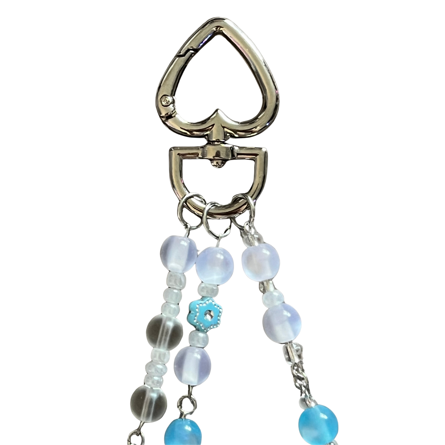 Authentic Smiski Keychain - Blue Toilet Series