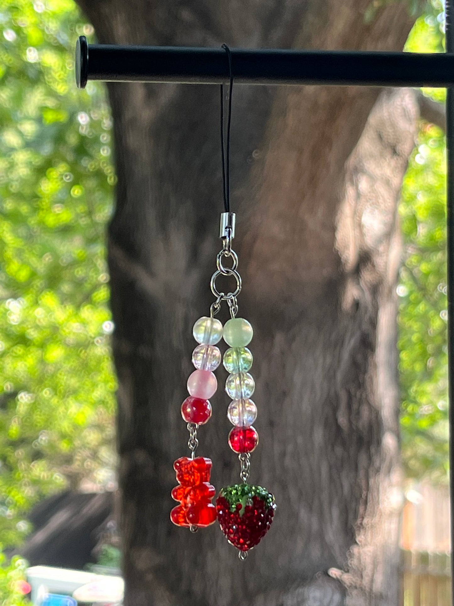 Strawberry Gummy Bear - Phone Charm
